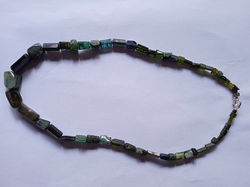 Coliere turmalina verde topaz imperial, heliodor acvamarin, turmalina color